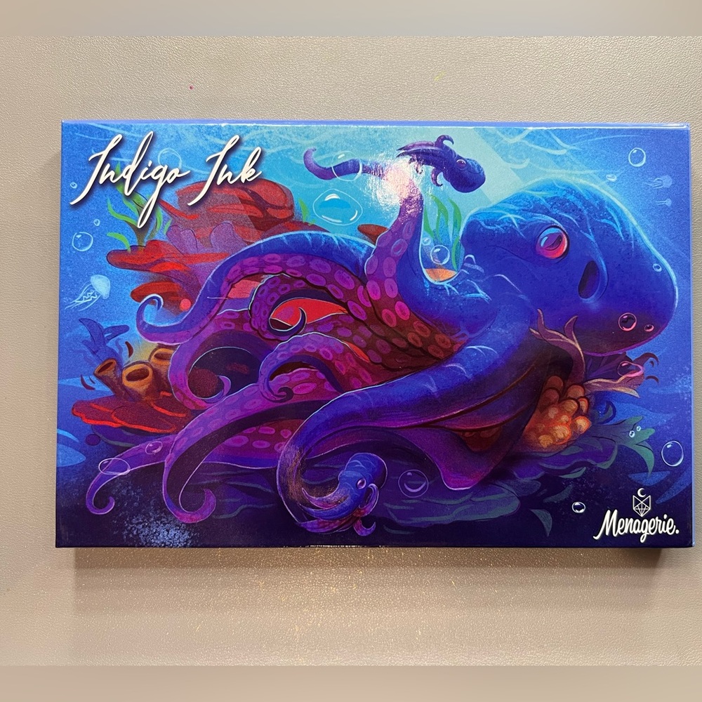 Menagerie Cosmetics Indigo ink palette